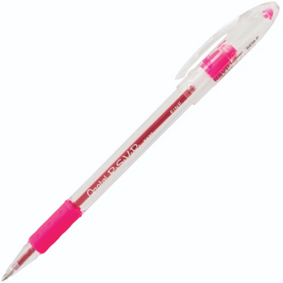 R.S.V.P. Ballpoint Pen, (0.7mm), Pink Ink