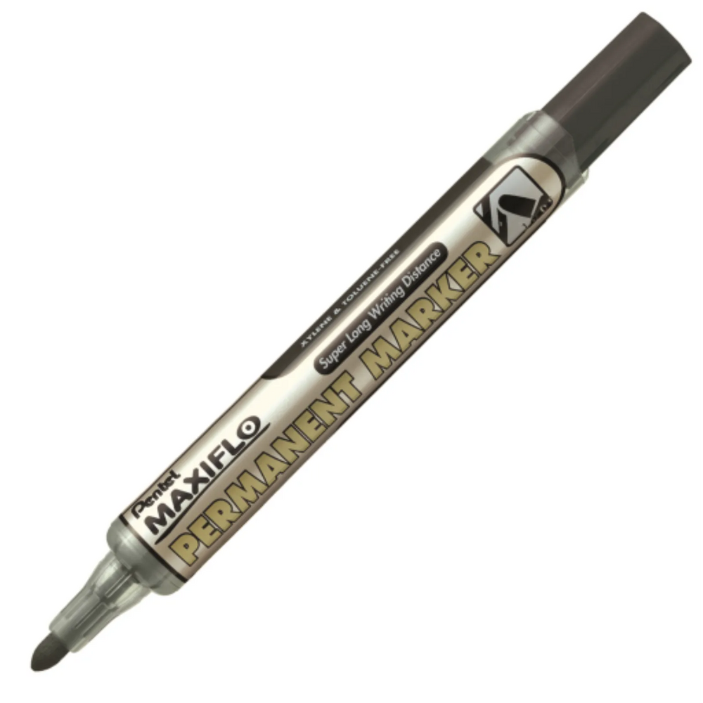 Maxiflo Permanent Marker (4.5mm), Bullet Tip, Black Ink