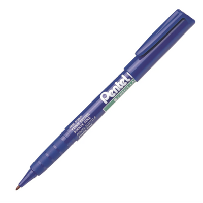 Marqueur permanent Green Label (2,0 mm), pointe biseautée, encre bleue
