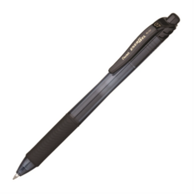 EnerGel-X Retractable Gel Roller, (0.7mm) Metal Tip, Black Ink