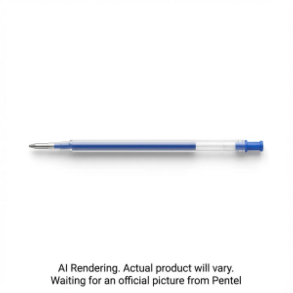 Refills for Pentel Ballpoint Pens (BK91, BK93, BK93CR, BK66M, BK410), (1.0mm), Blue Ink, 2-Pack Pouch