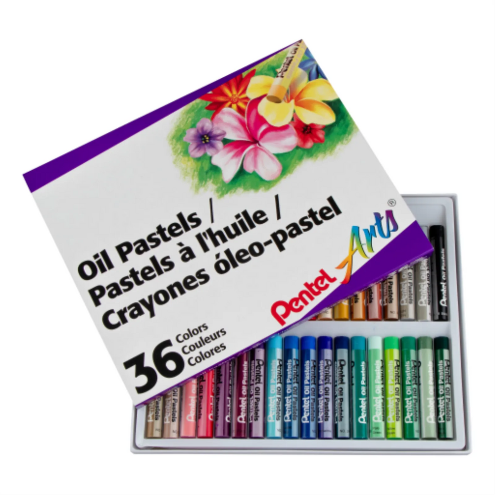 Pentel Arts Oil Pastels - 36 Colour Set