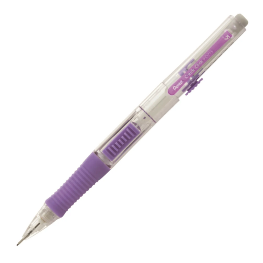 Quick Click Retractable Mechanical Pencil (0.5mm), Violet Barrel