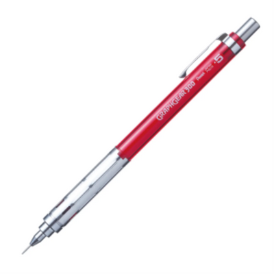 Crayon de mécanique GraphGear 300 (0,5 mm), accents rouges