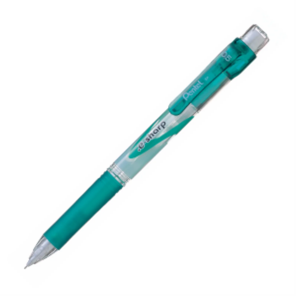 .E-Sharp Mechanical Pencil (0.5mm), Green Accents