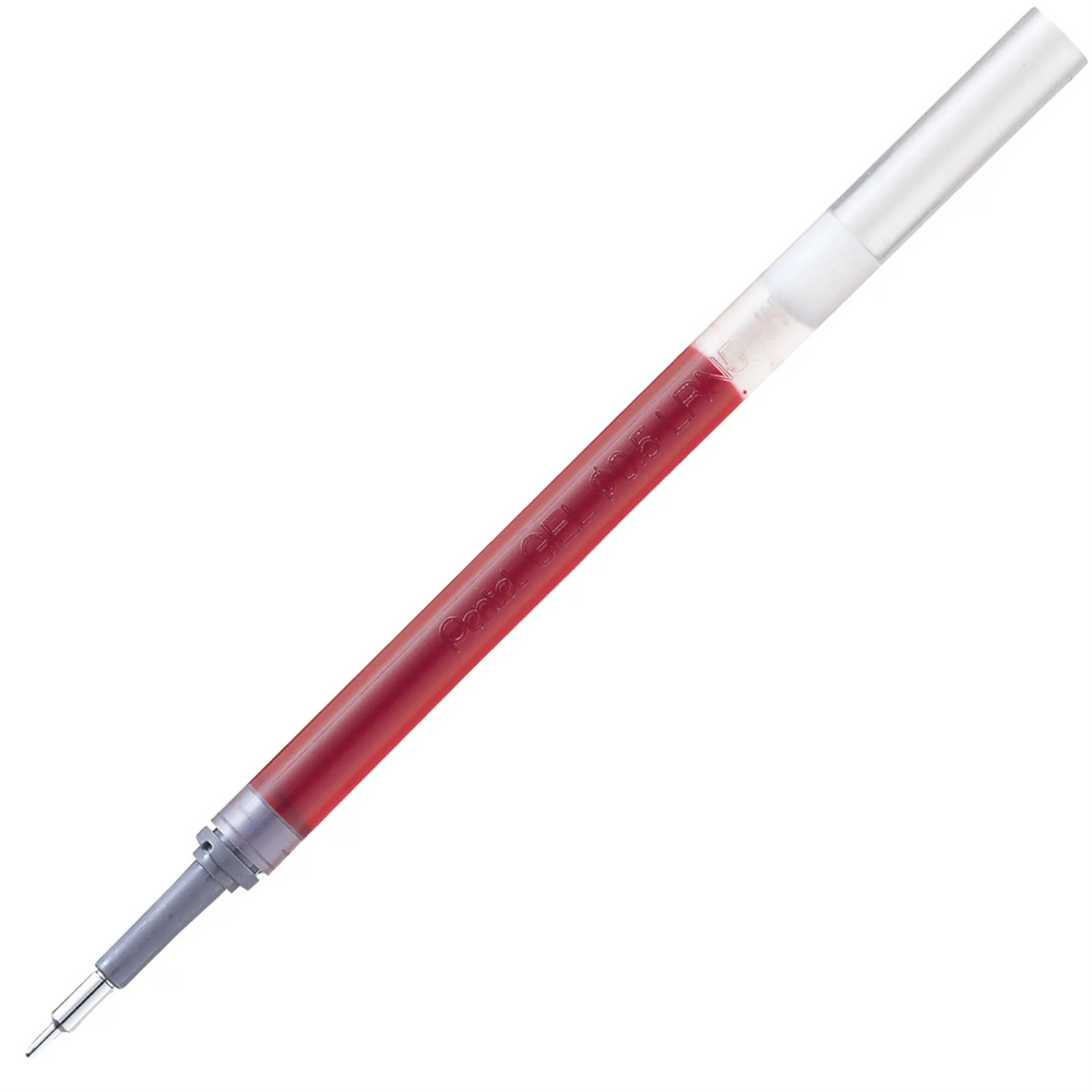 Refill Ink - For EnerGel Gel Pen, (0.5mm) Fine Point Needle Tip, Red Ink