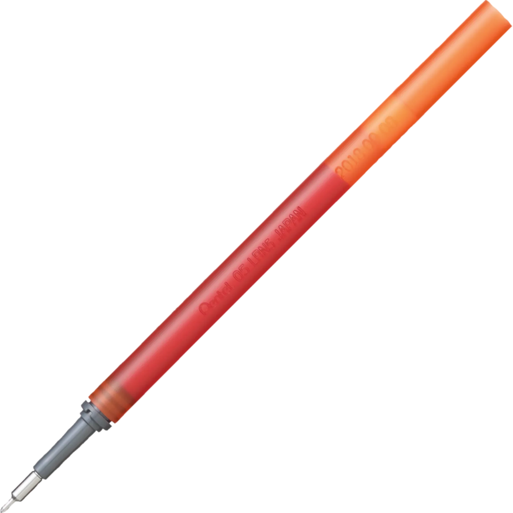 Refill Ink - For EnerGel Infree Gel Pen, (0.5mm) Fine Point Needle Tip, Orange Ink