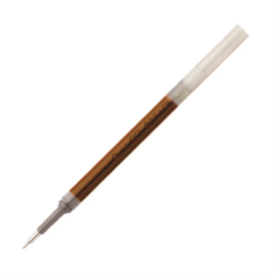 Encre de recharge - Pour stylo gel EnerGel, pointe fine (0,5 mm) de type aiguille, encre brune