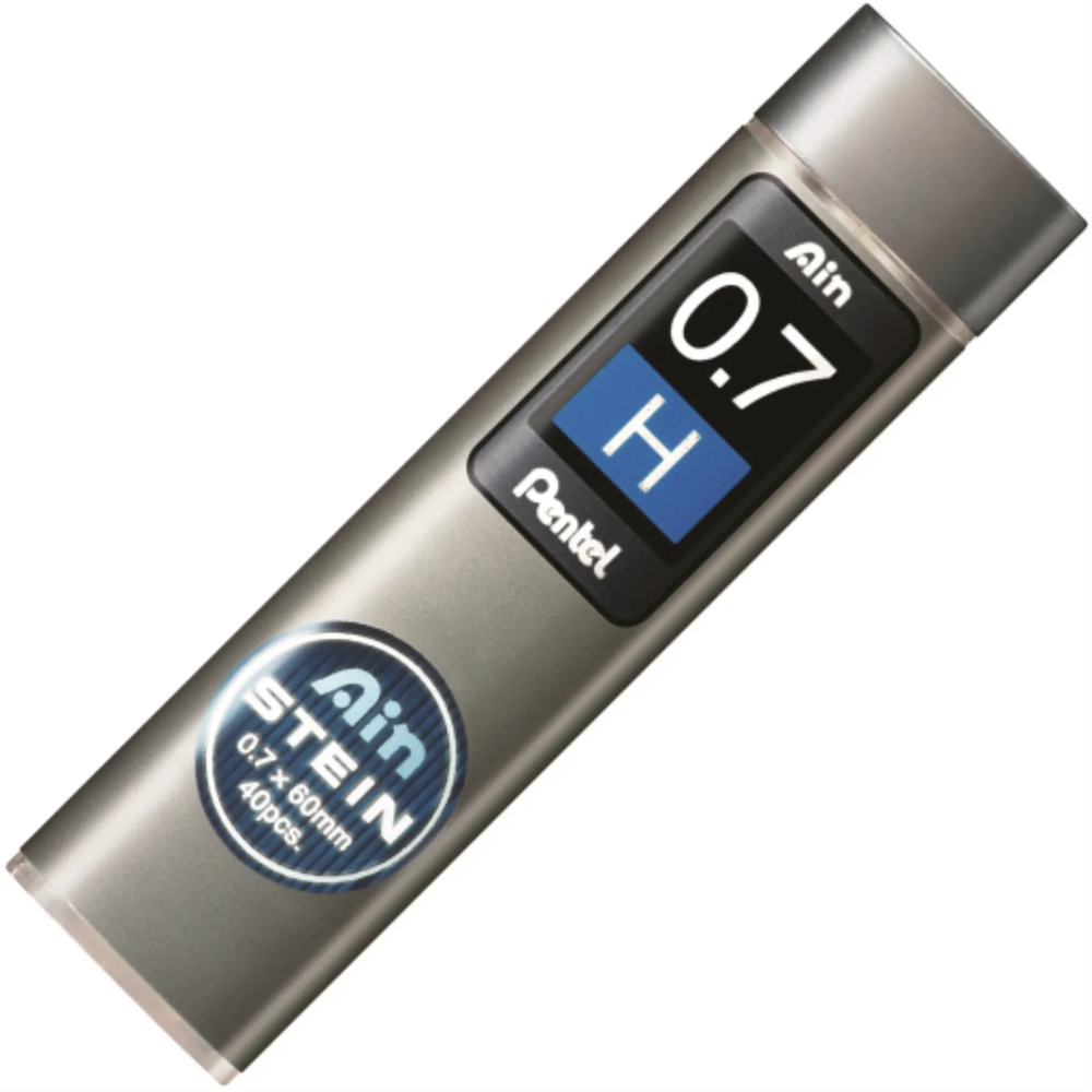 Ain Stein Lead Refill (0.7mm), H, 40 Leads per Tube