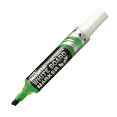 Maxiflo White Board Marker, Chisel Point (2.0/5.7mm) Green Ink