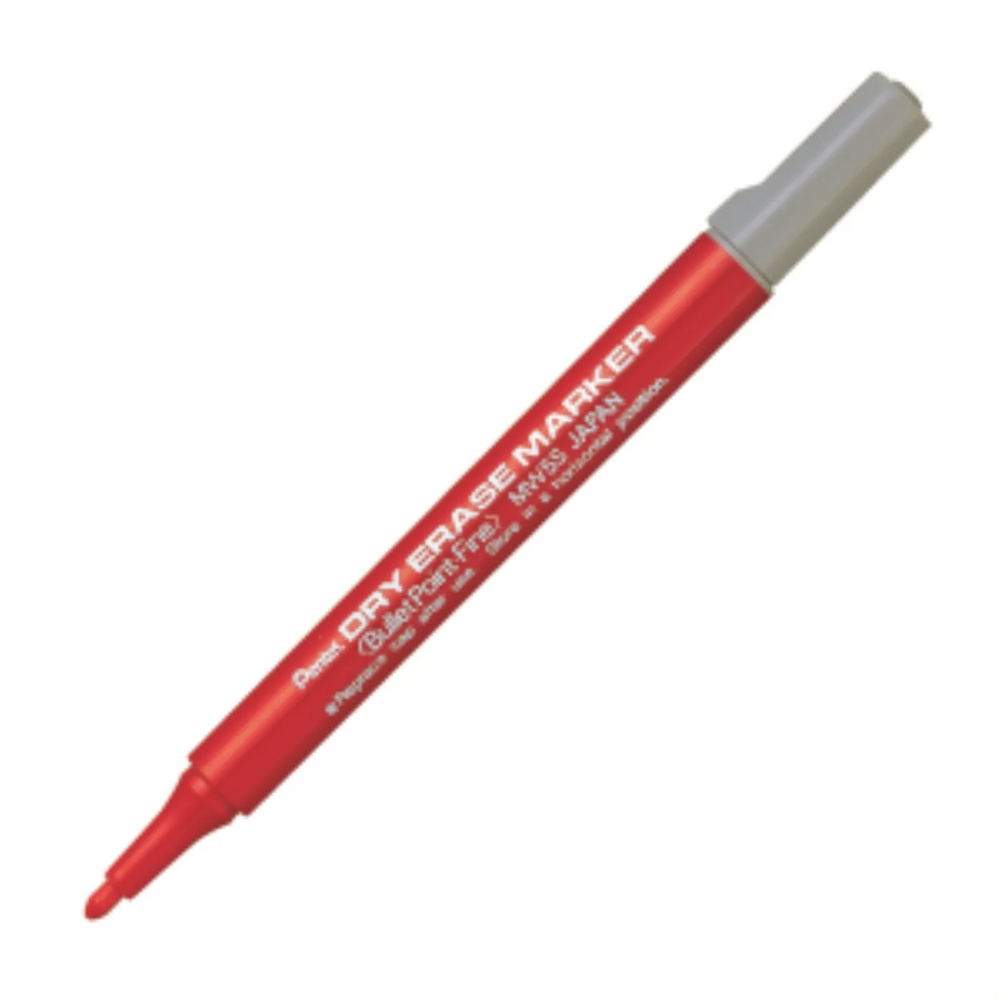 Pentel Dry Erase Marker (3.0mm), Red Ink