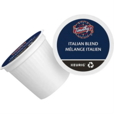 CAFÉ TIMOTHY'S MÉLANGE ITALIEN - DOSETTES K-CUP (01002) 24/BX