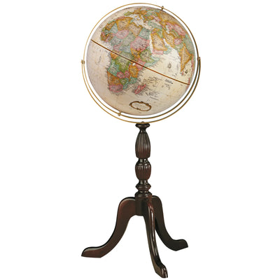 Globe antique "Océan Ancien" Cambridge de 16 po / 40,5 cm de diamètre (Français)