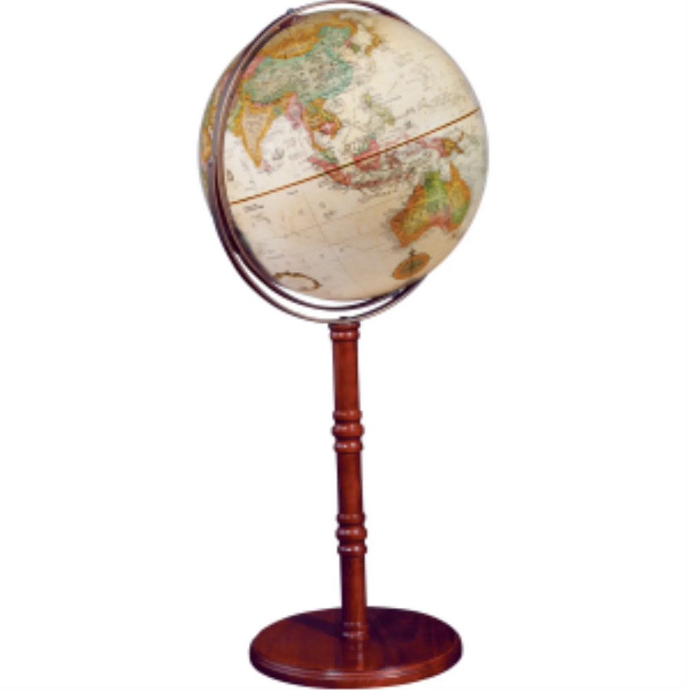 Commander Ii 16"/40.5 Cm Diameter Antique Ocean Floor Globe (French)