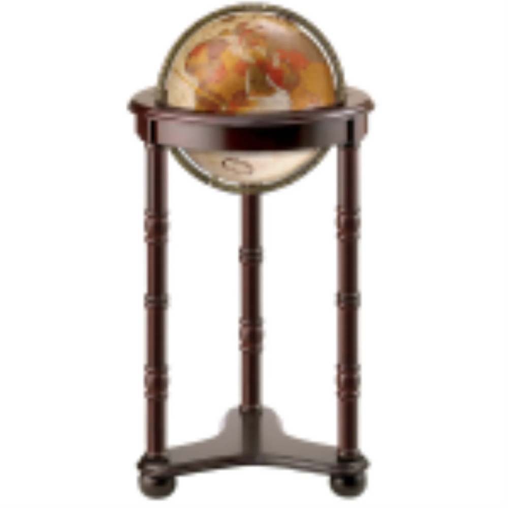 Lancaster 12"/30Cm Diameter Bronze Metallic Ocean Floor Globe (English)