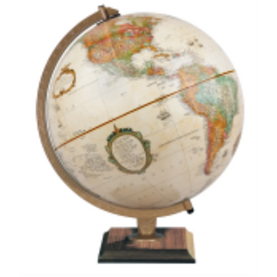 Globe de bureau Replogle Globes Spokane 12" Océan Antique (31602)