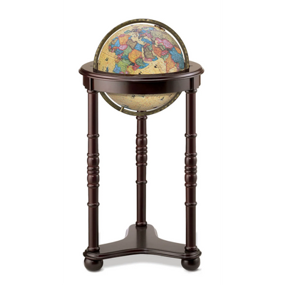 Lancaster 12"/30Cm Diameter Antique Ocean Illuminated Desk Globe (English)