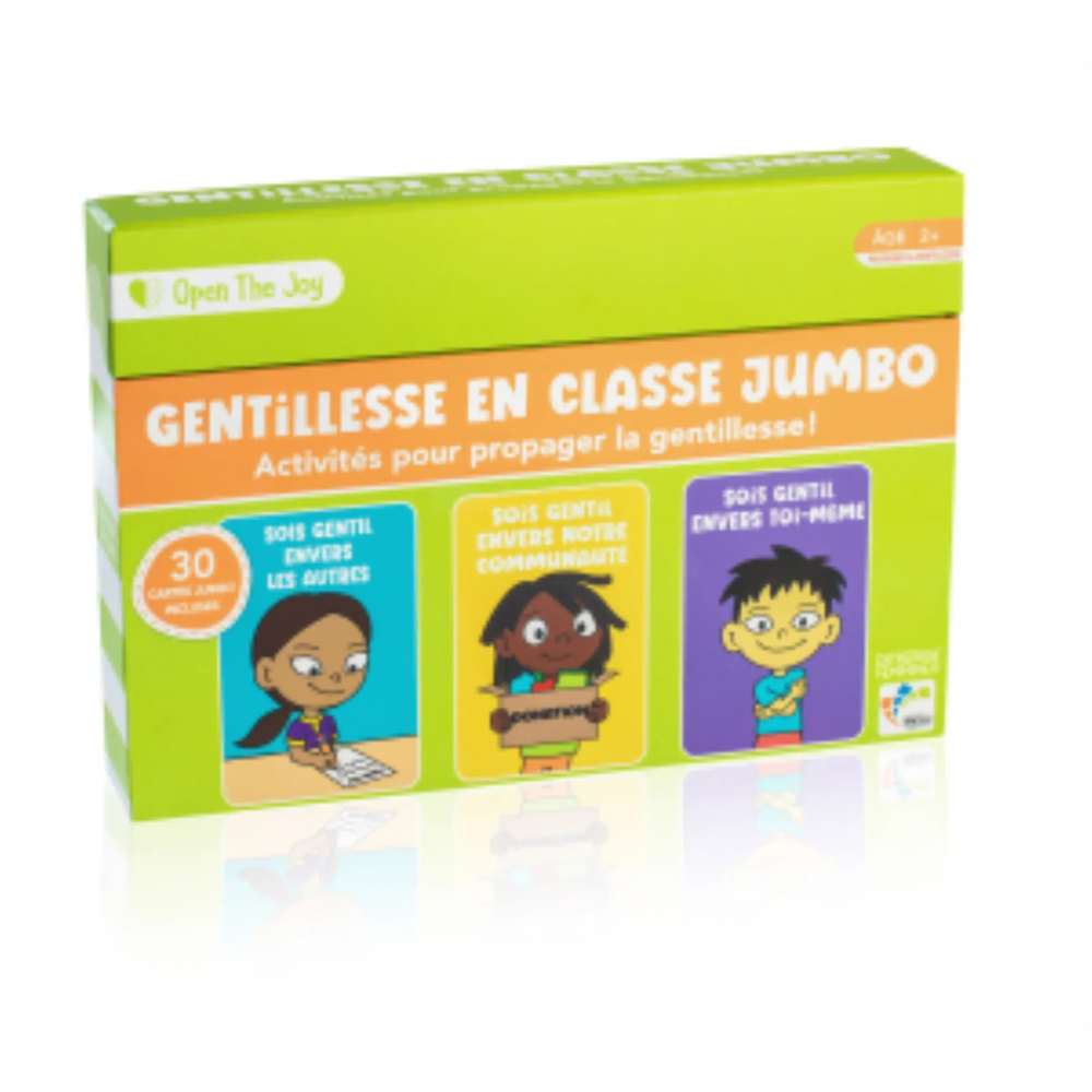 Cartes de gentillesse en classe jumbo - Version française