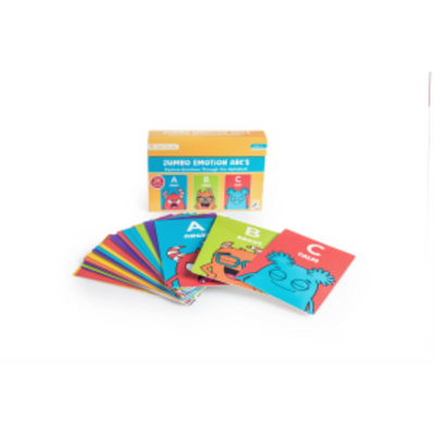 Cartes Jumbo ABC Émotion - Version Anglaise