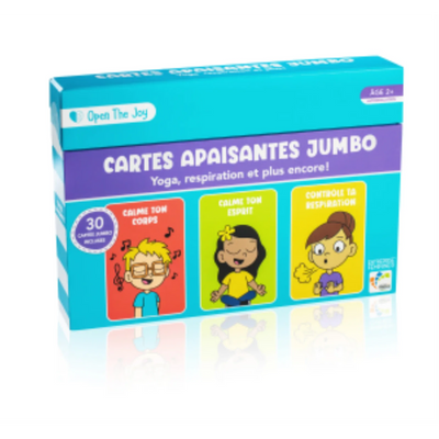 Cartes apaisantes jumbo - Outils apaisants pour la classe - Version française