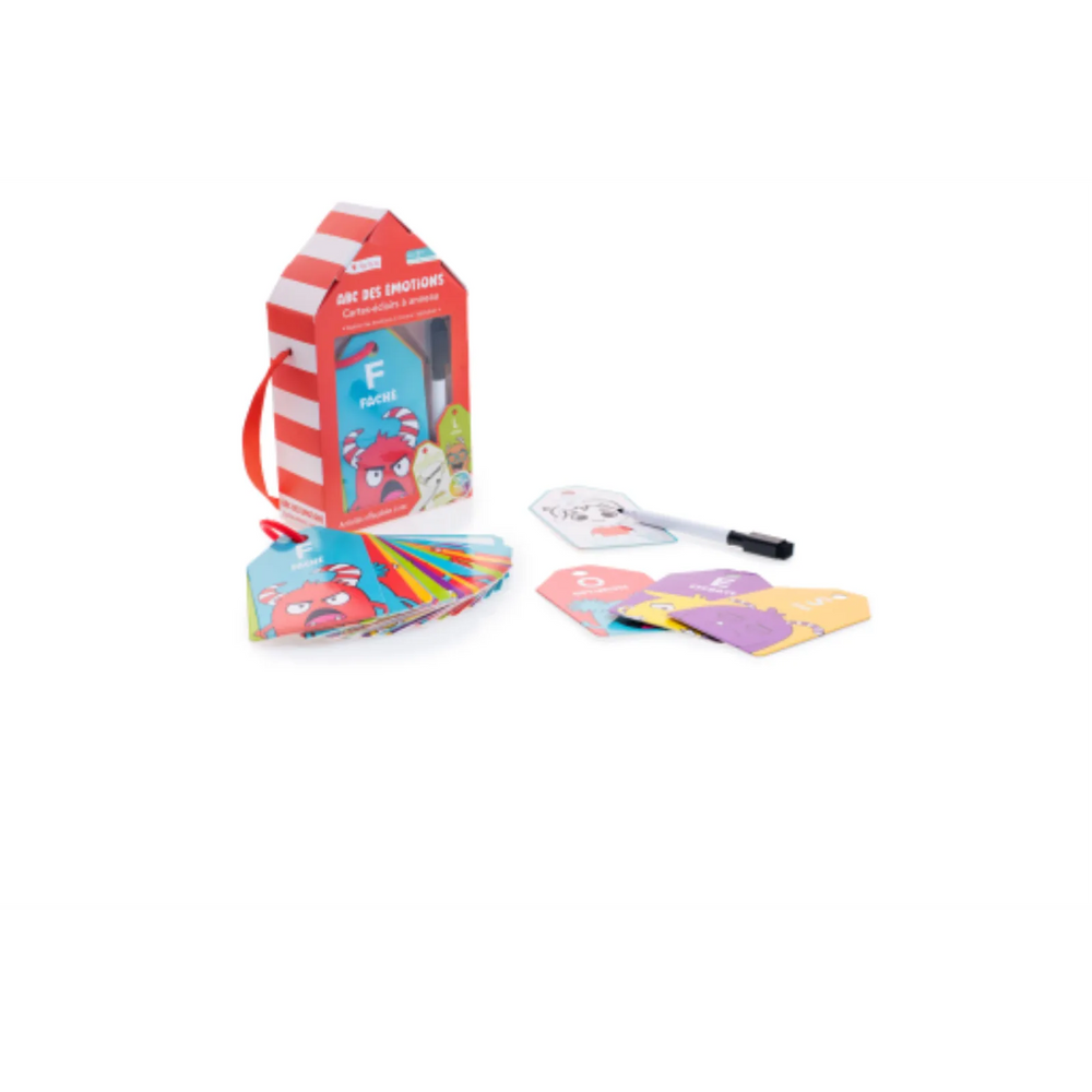 Cartes ABC des émotions - Activités portatives - Version française