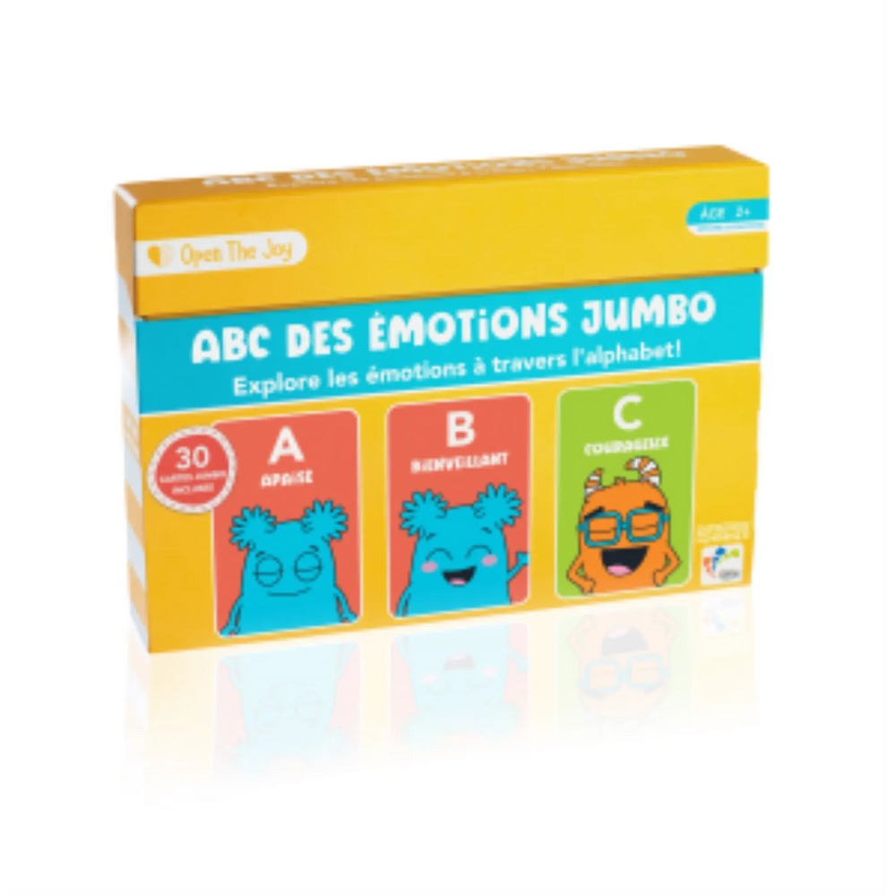 Cartes ABC des émotions jumbo pour la classe - Version française