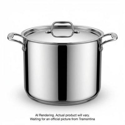 Tramontina Tri-Ply Base Covered 12 Qt Stock Pot (80120/000)