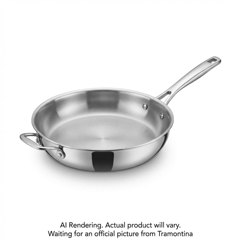 Tramontina Signature Tri-Ply Clad Stainless Steel Fry Pan, 12 in.