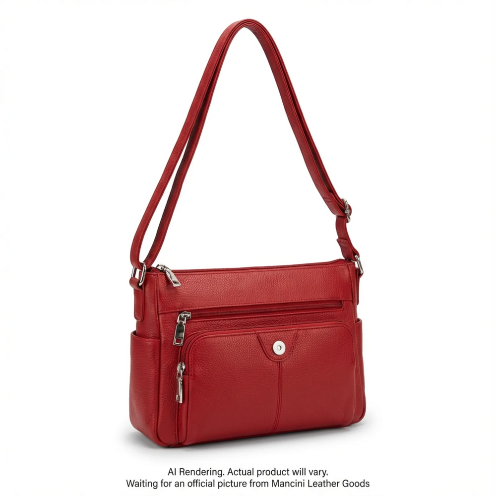 Pebble Loretta Crossbody Handbag with Organizer