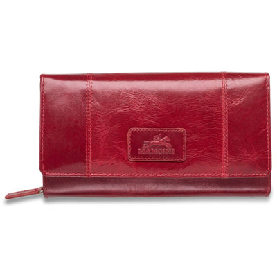 Mancini Casablanca Medium Clutch Wallet Red (8700300-RED)