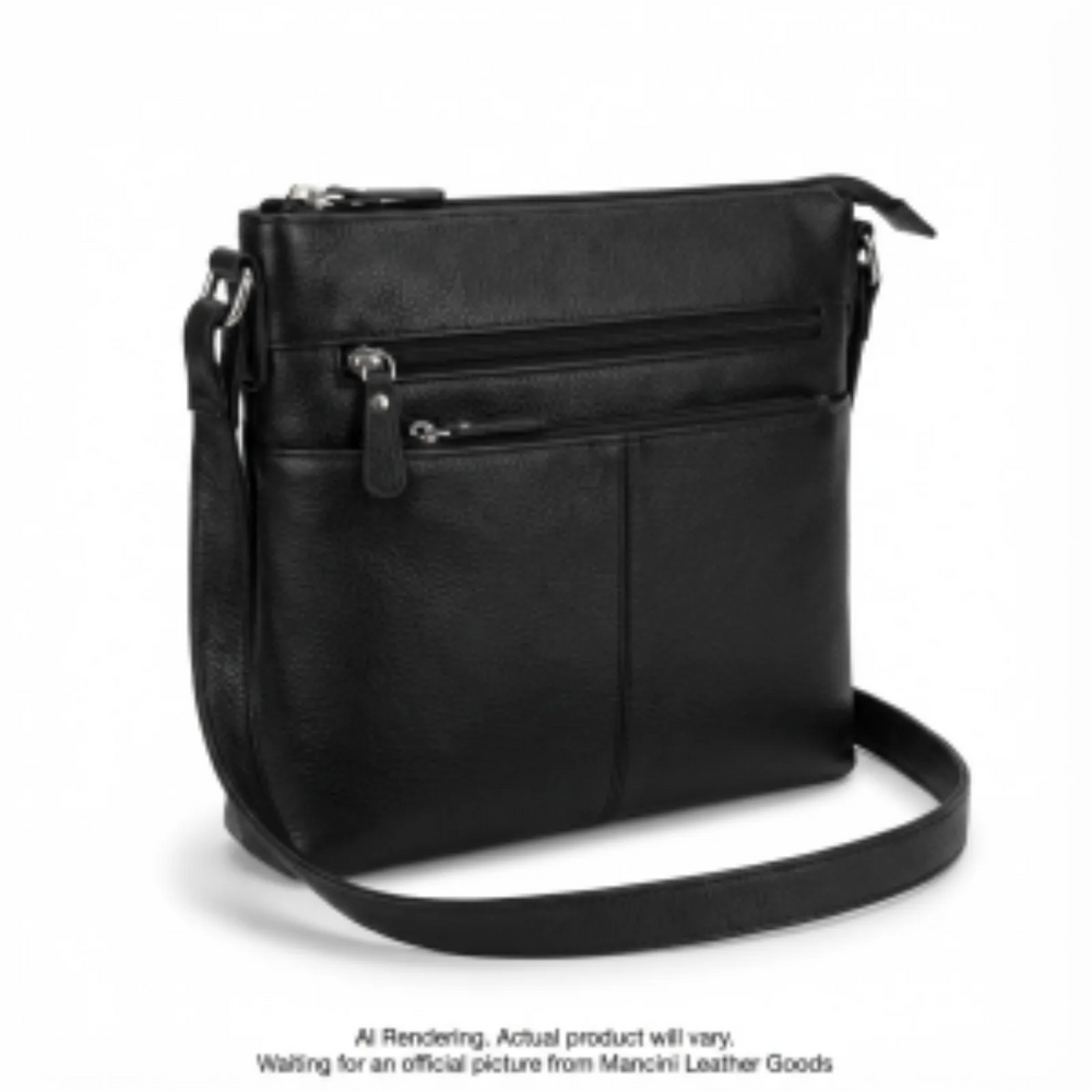 Pebbled Sheilagh Crossbody Organizer Bag
