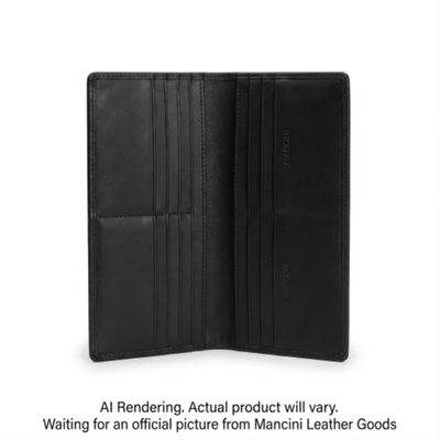 Mancini Sonoma Rfid Secure Breast Pocket Wallet (6800165-BLACK)