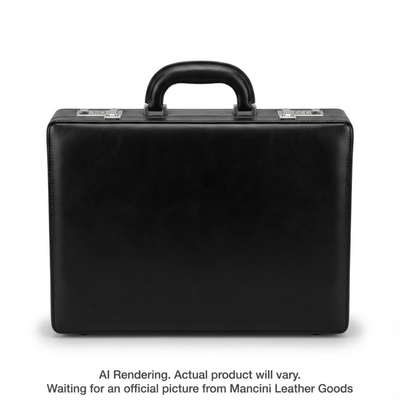 Mancini Expandable Attaché Case (86476-BLACK)