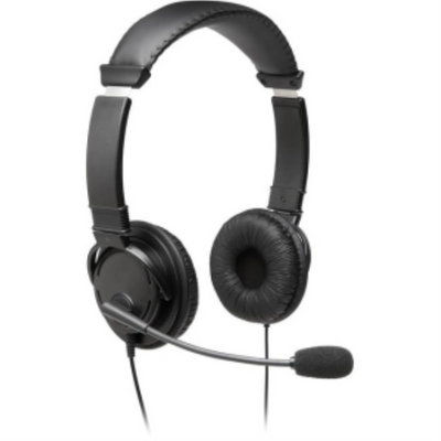 Kensington Casque d'écoute Hi-Fi avec micro Câble de 6 pi (K97603WW)