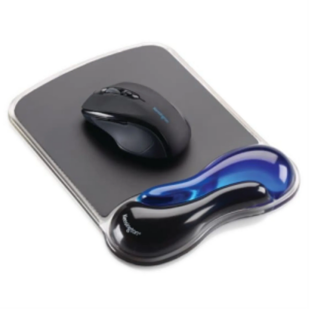 Duo Gel Mouse Pad Wrist Rest Blu