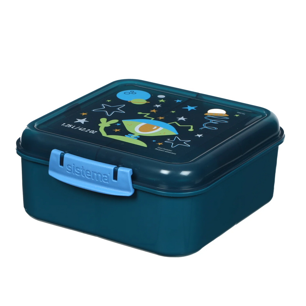 Sistema Kids 1.25L Bento Cube Assorted
