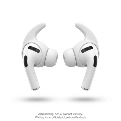 KeyBudz EarBuddyz for AirPods Pro 3rd Gen White (APP3_S4_WHT)