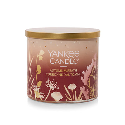 Yankee Candle Couronne d'Automne Chandelle à 3 mèches, 14,5 oz