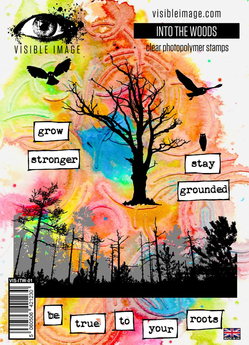 Visible Image Into The Woods - Jeu d'estampes A5