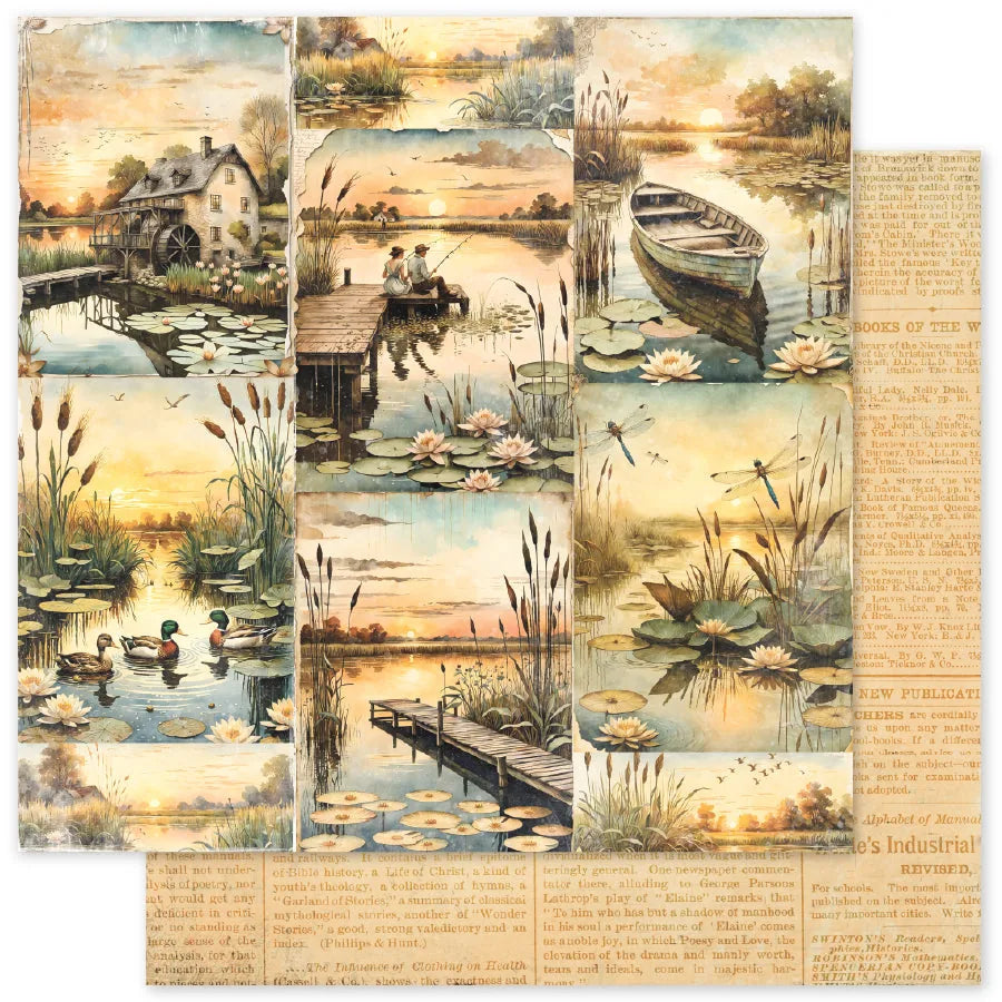 Papier Lakeside Memories C 12 x 12 (Paquet en vrac de 12 mcx) 34701