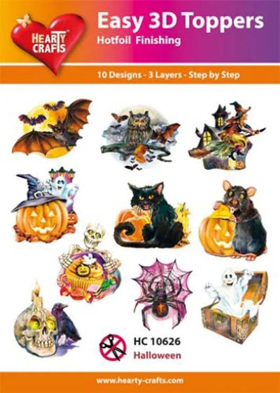 Enjoliveurs 3D faciles Hearty Crafts - Halloween