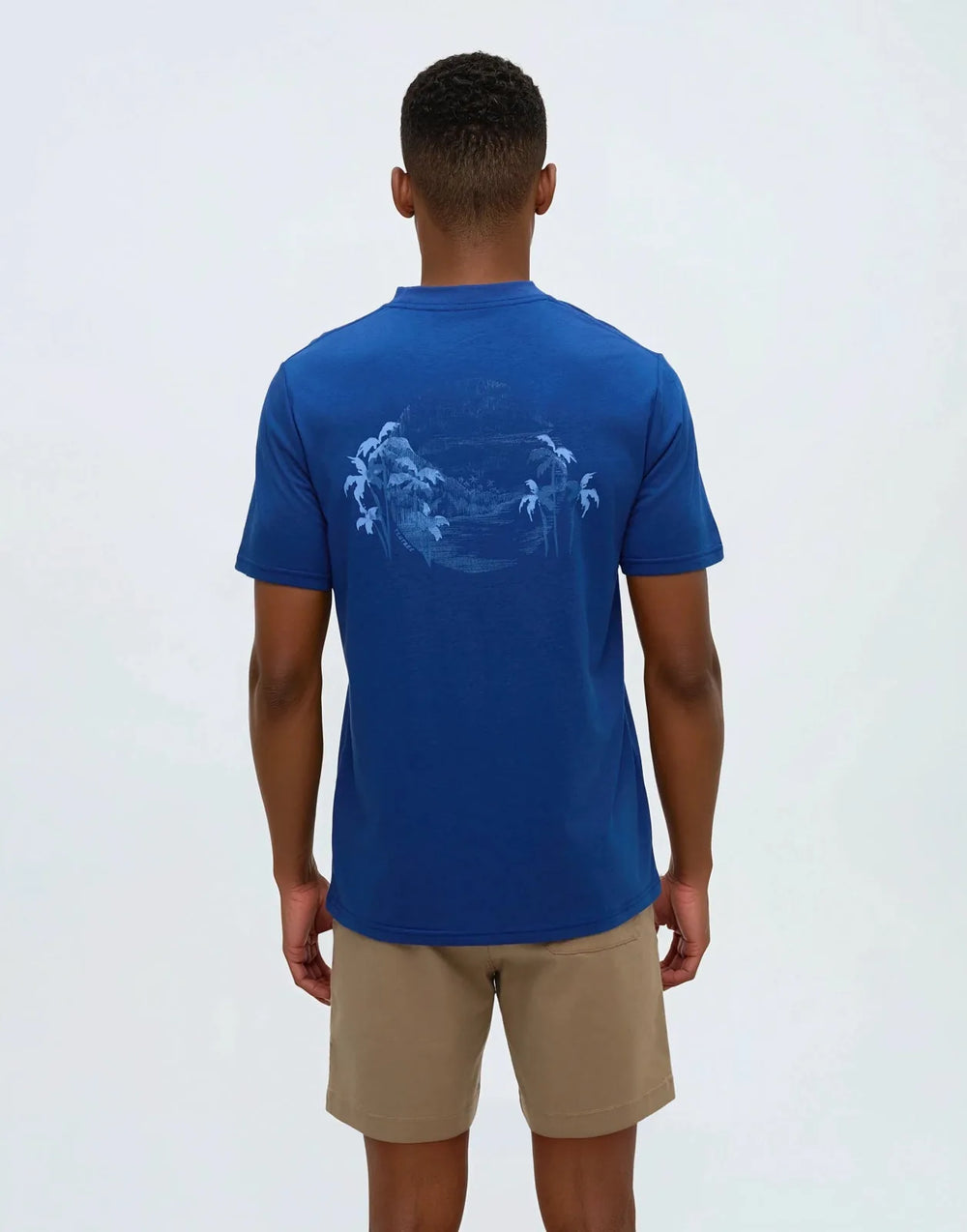 T-shirt superposition palmier Haïti