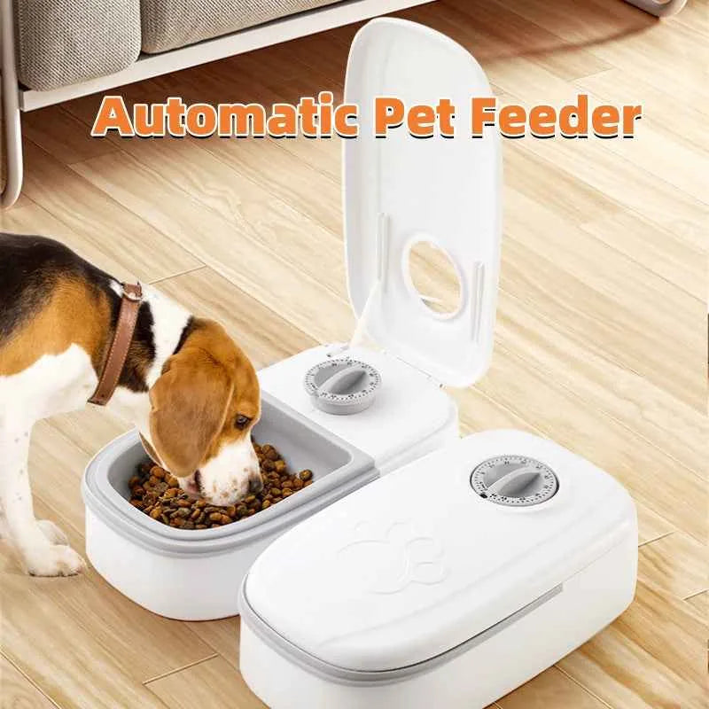 Distributeur de nourriture intelligent automatique pour animaux, chats et chiens, minuterie, bol en acier inoxydable, articles pour animaux