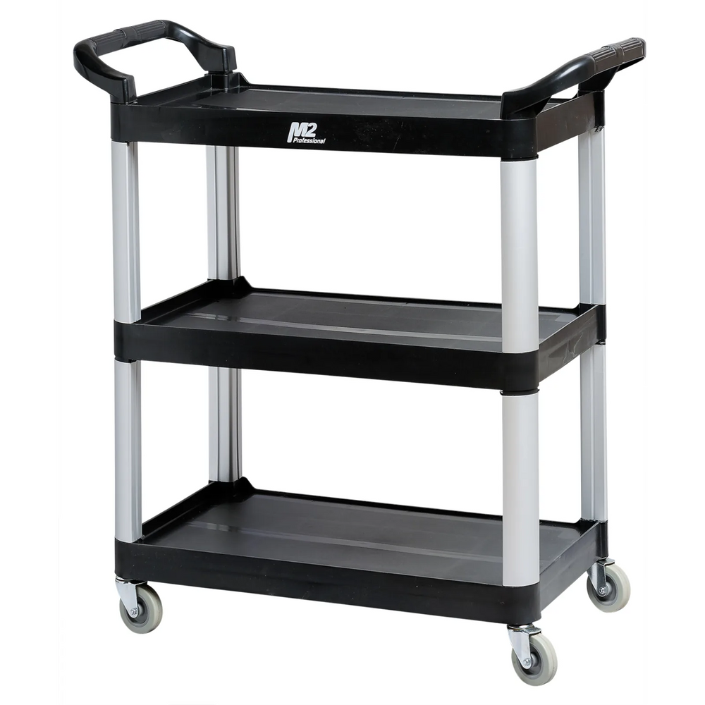 Small UTILITY CART Black-84.5 x 43 x 95 (cm)(33"x16.9"x37")