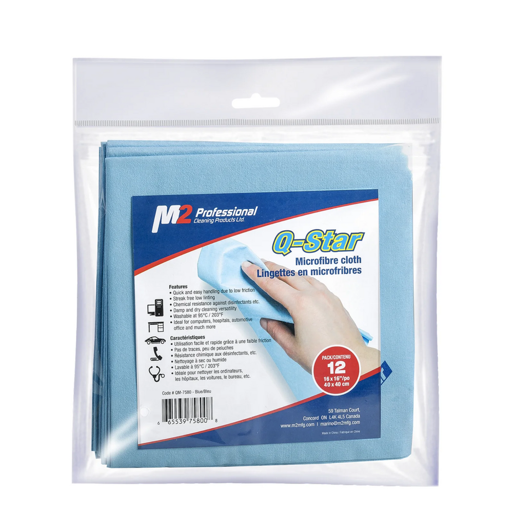 Q-Star Microfiber Cloth-Blue