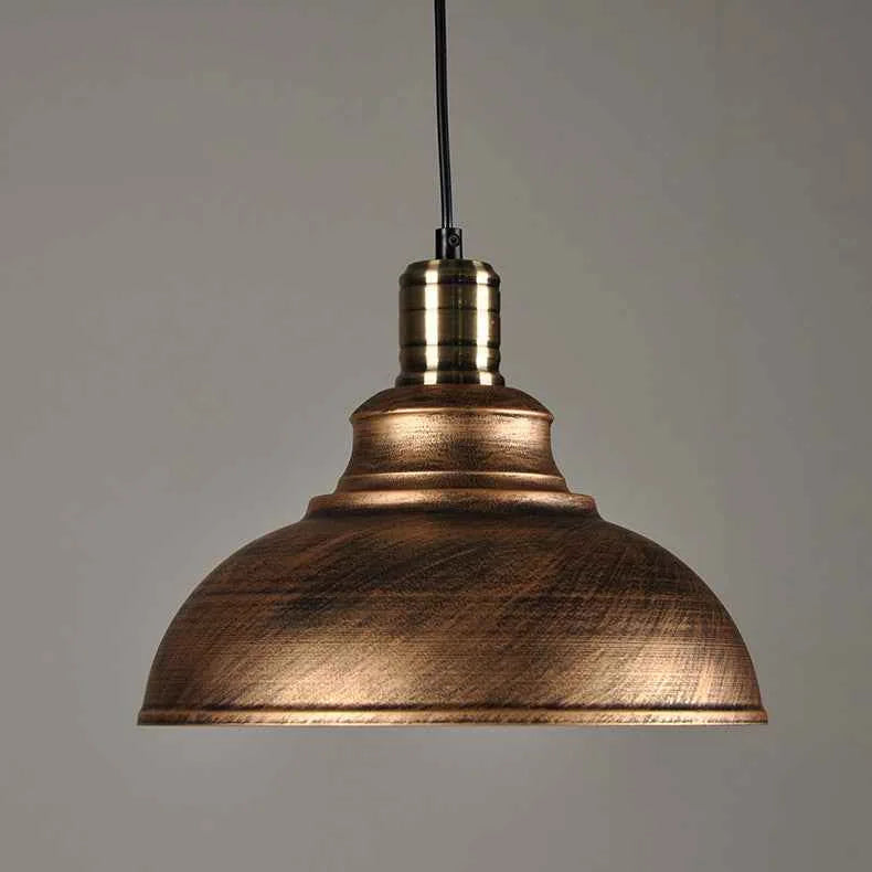 Industrial Pendant Light - Barn Metal Hanging Light Fixture for Kitchen Island, 30cm E27 Vintage Ceiling Lamp