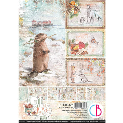 Ciao Bella The Gift of Love Bloc de papier créatif A4 9/pqt