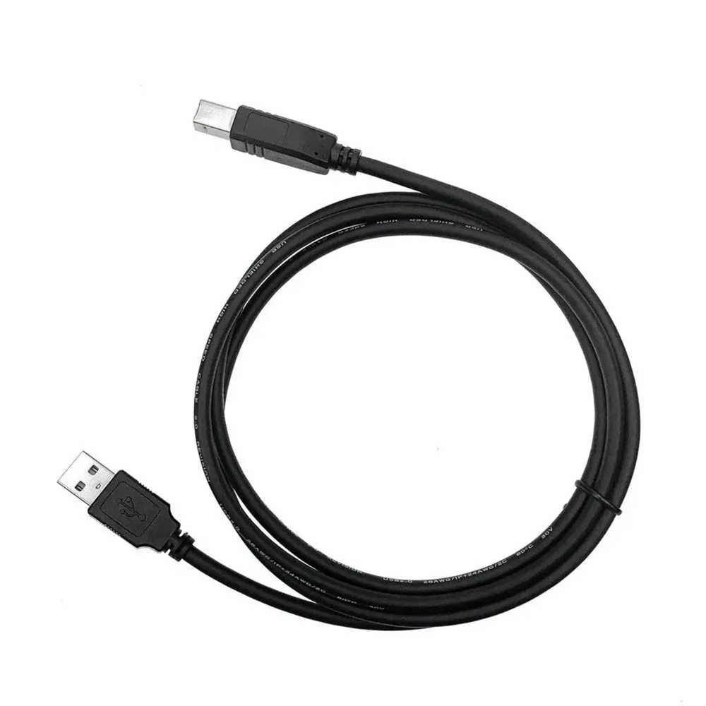 Mlink - USB 2.0 Type A to Type B Cable, Black - 3m (10')
