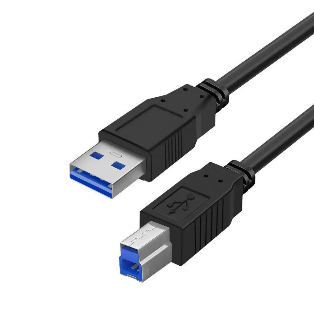Mlink - USB 3.0 Type A to Type B Cable, Black - 1.8m (6')