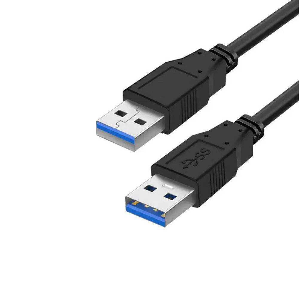 Mlink - USB 3.0 Type A to Type A Cable, Black - 1.8m (6')